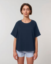 Dames Oversized T-shirt met Opgerolde Mouwen - 155 g/m² | Stella Collider T-shirt STTW089