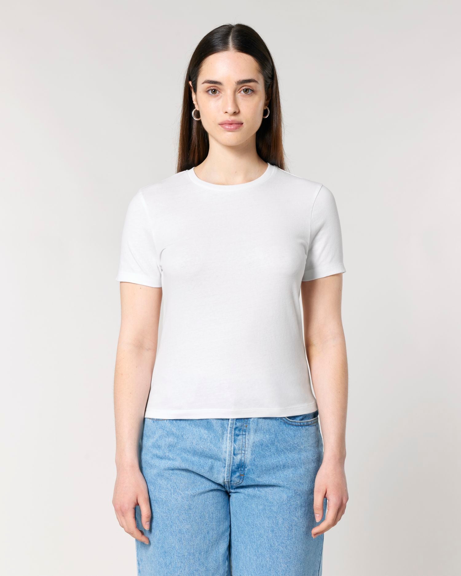 Camiseta Ajustada Orgánica para Mujer - 180 GSM | Stella Ella STTW174
