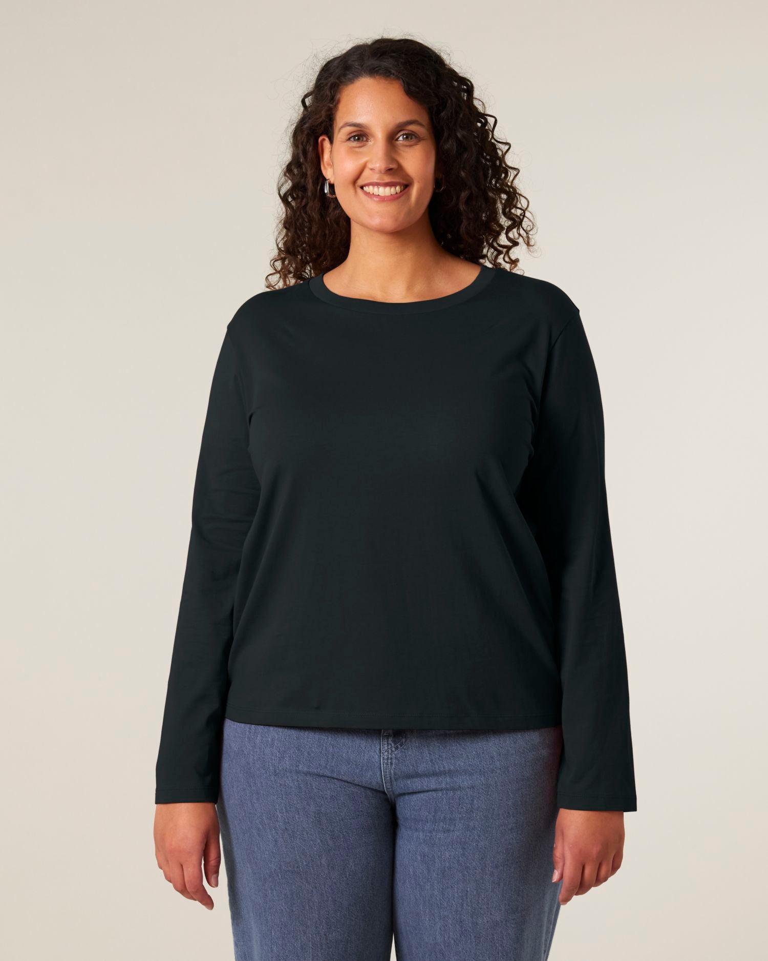 Dames biologisch lang mouw T-shirt - 180 GSM | Stella Muser Long Sleeve STTW219
