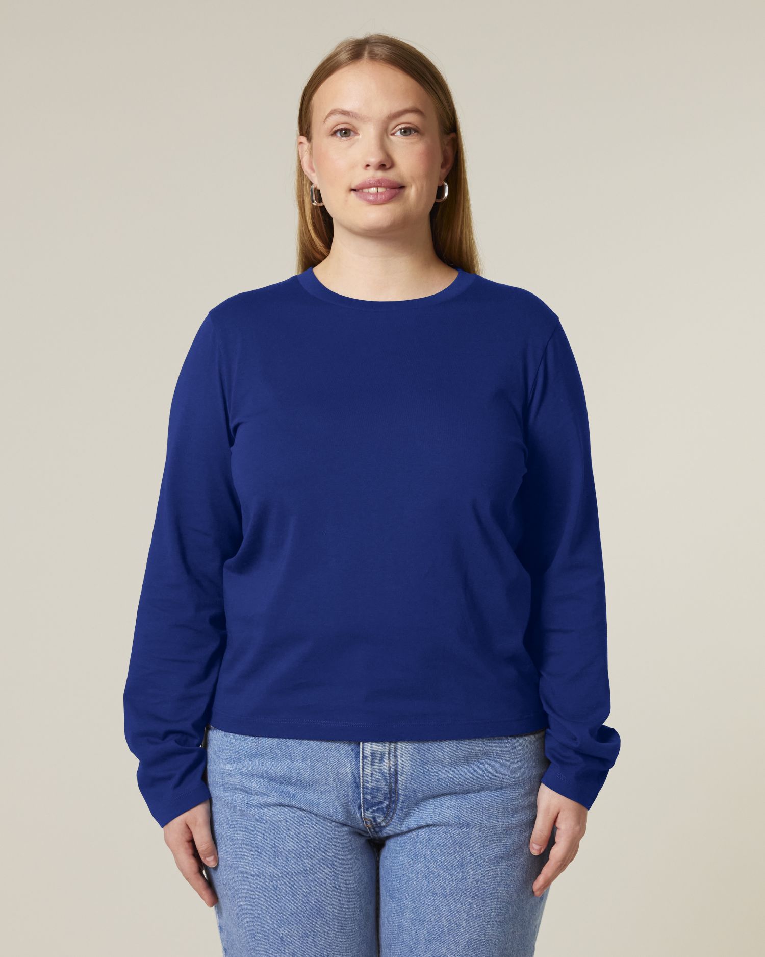 Dames biologisch lang mouw T-shirt - 180 GSM | Stella Muser Long Sleeve STTW219