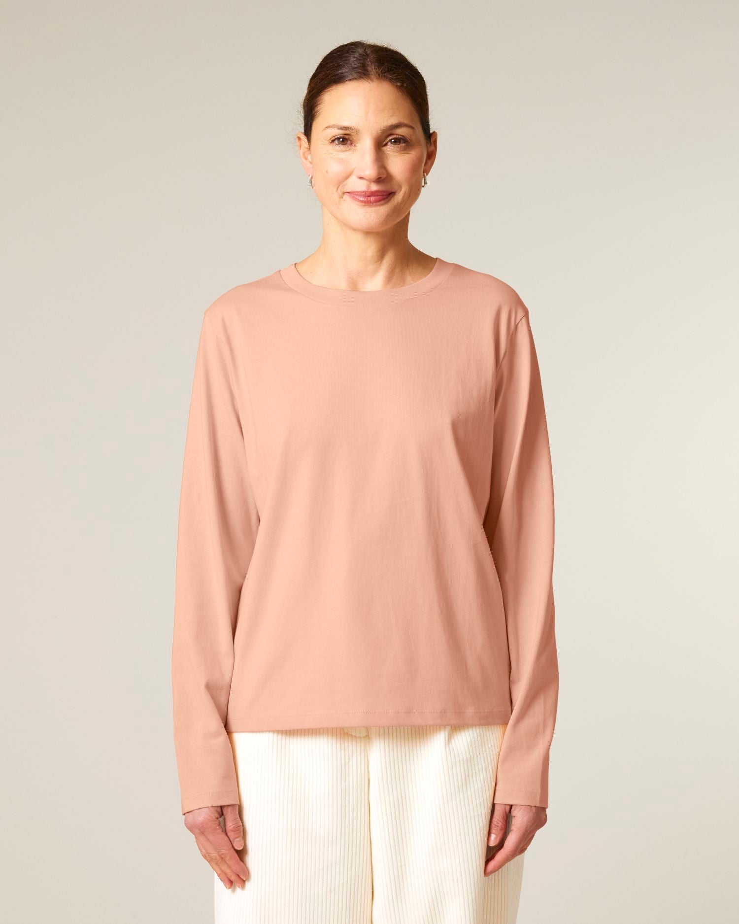 Dames biologisch lang mouw T-shirt - 180 GSM | Stella Muser Long Sleeve STTW219