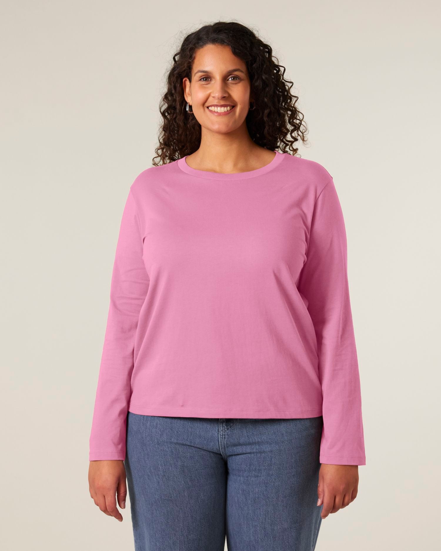 Dames biologisch lang mouw T-shirt - 180 GSM | Stella Muser Long Sleeve STTW219