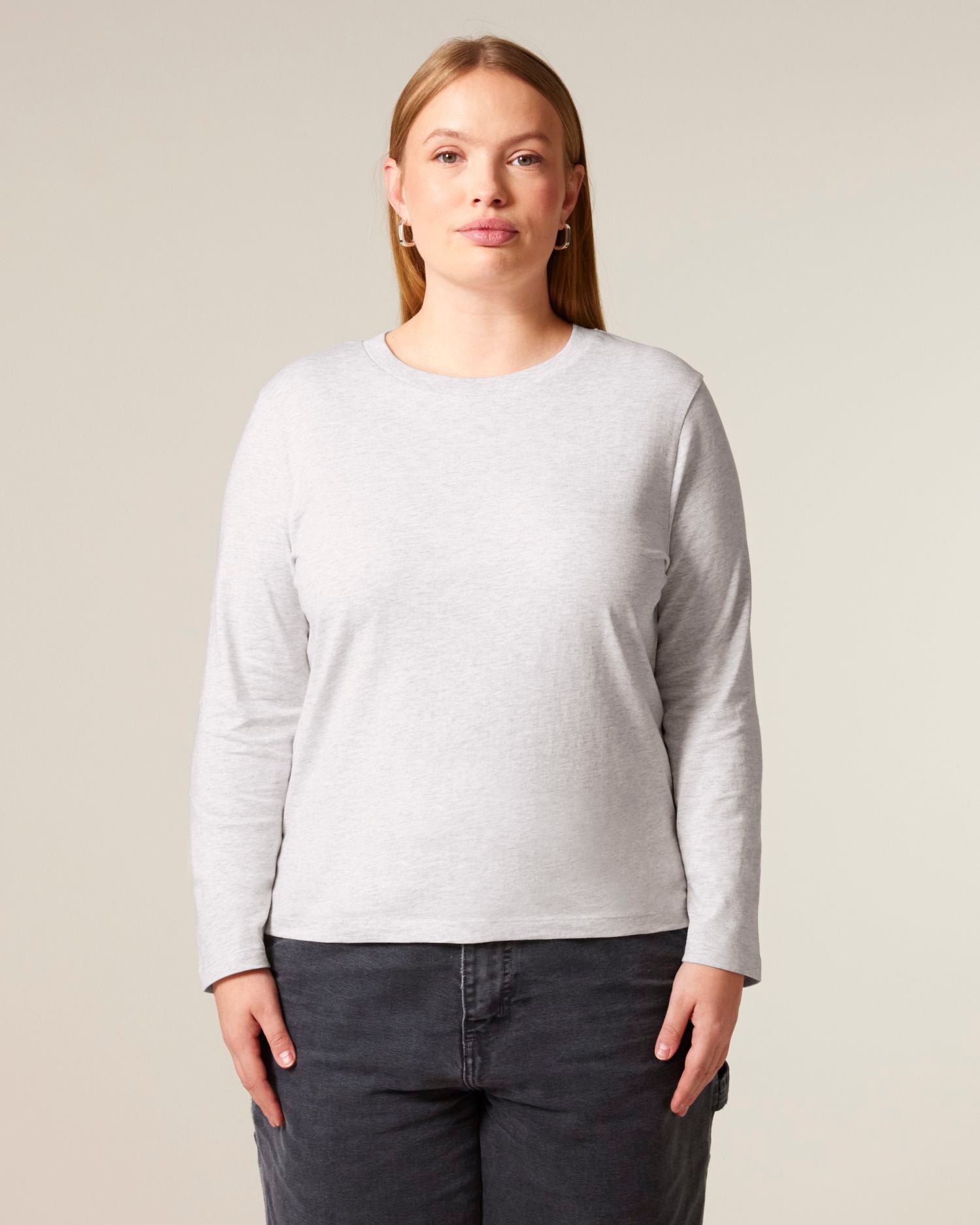 Dames biologisch lang mouw T-shirt - 180 GSM | Stella Muser Long Sleeve STTW219