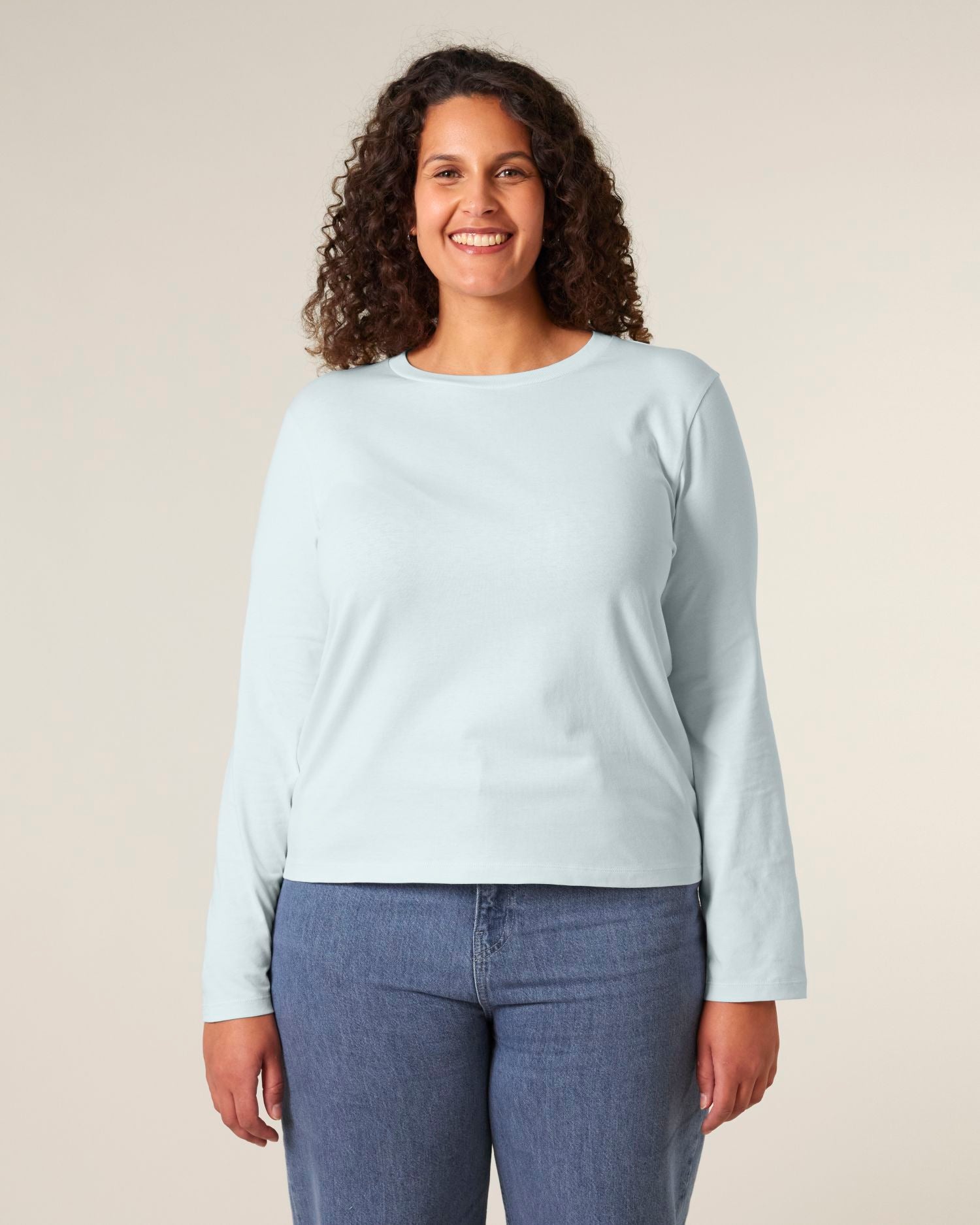 Dames biologisch lang mouw T-shirt - 180 GSM | Stella Muser Long Sleeve STTW219