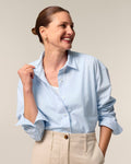 Damen Popeline-Hemd in entspannter Passform - 130 GSM | Stella Styler Shirt STWW973