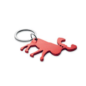 Recycled Aluminium Key Ring | BOTTLE POPPER - CX1549