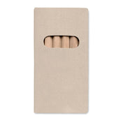 Colored Pencils 6-Piece Wooden Set | ABIGAIL KC2478