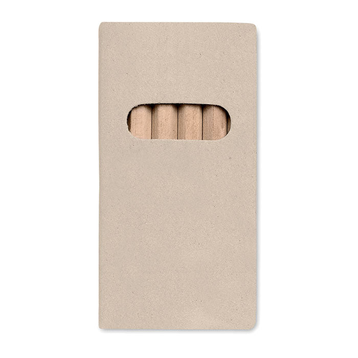 Colored Pencils 6-Piece Wooden Set | ABIGAIL KC2478