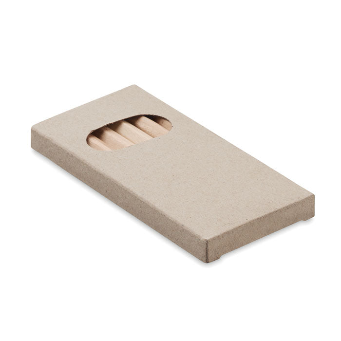 Colored Pencils 6-Piece Wooden Set | ABIGAIL KC2478