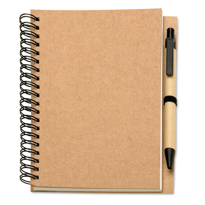 B6 Recycled Notebook With Pen | BLOQUERO - KC7012