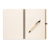 Recycled Notebook With Pen | BLOQUERO PLUS - KC7013