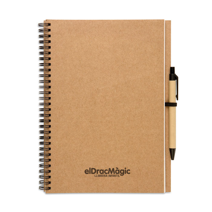 Recycled Notebook With Pen | BLOQUERO PLUS - KC7013