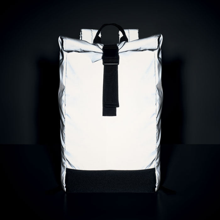 Mochila Reflectante con Tapa Enrollable | BRIGHT ROLLPACK - MO2056