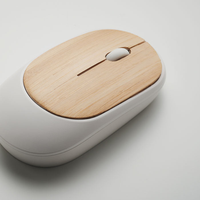 Souris sans fil en bambou | CURVY BAM - MO2085