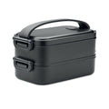 Lunchbox met twee niveaus van gerecycled PP | IDOLUNCH MO2119