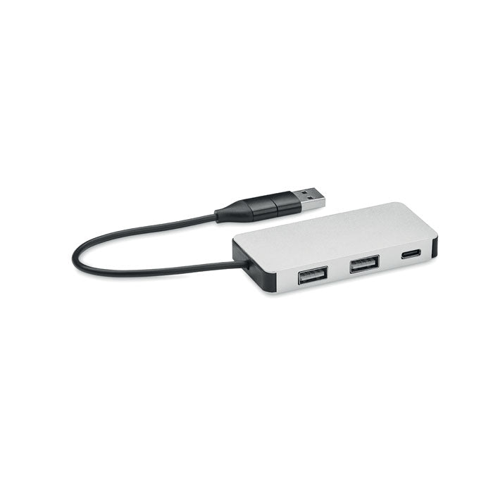 3-Port-USB-Hub mit 20 cm Kabel | HUB-C - MO2142