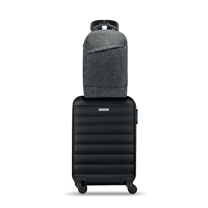 13-inch Laptop Backpack RPET Felt, Padded Straps | LLANA MO2164