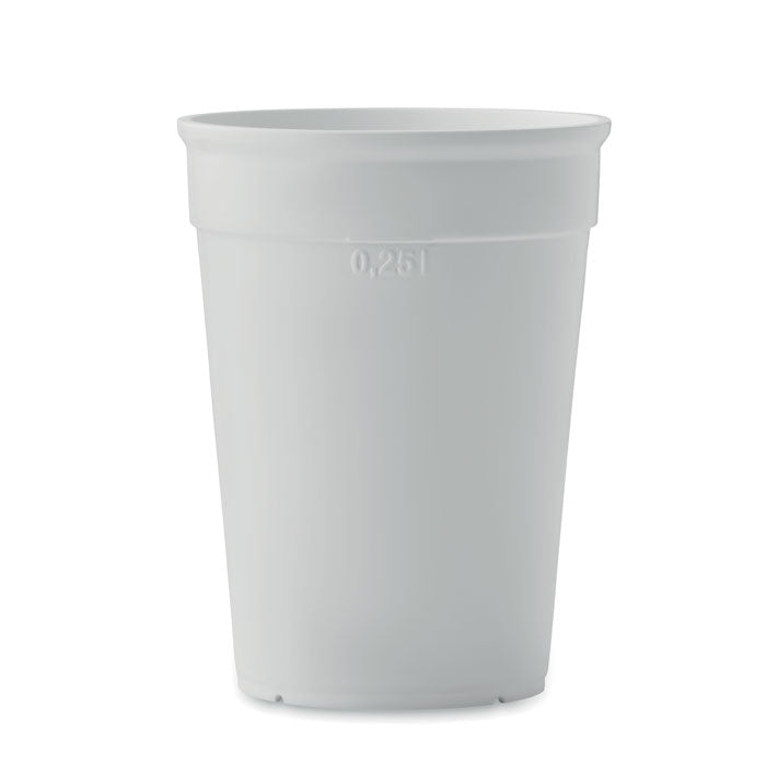 Recycled Pp Cup Capacity 250ml | AWAYCUP - MO2256