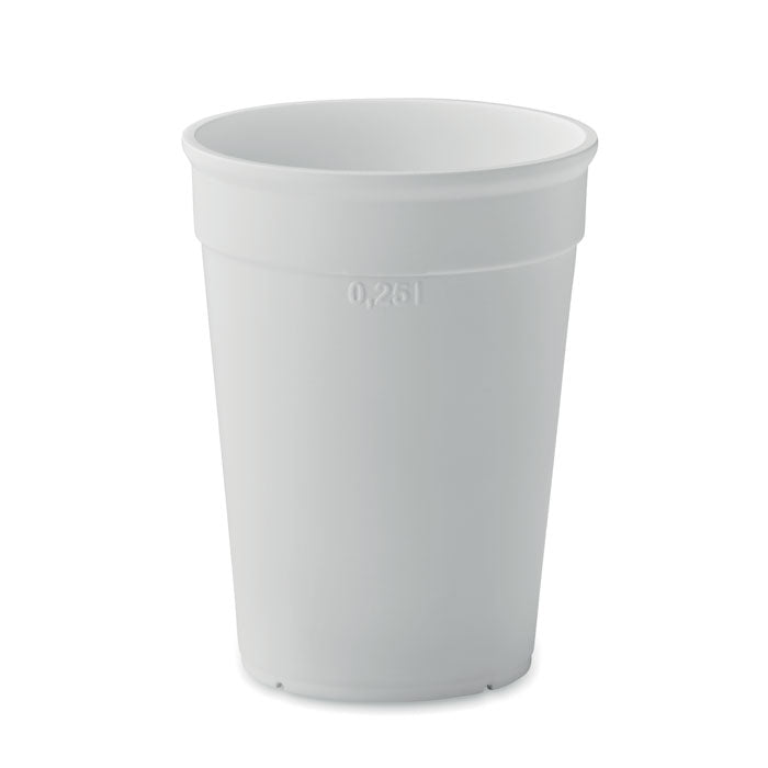 Recycled Pp Cup Capacity 250ml | AWAYCUP - MO2256