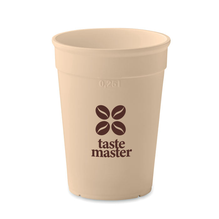 Recycled Pp Cup Capacity 250ml | AWAYCUP - MO2256