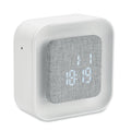 Reloj despertador LED de ABS reciclado y RPET | LUCE MO2299
