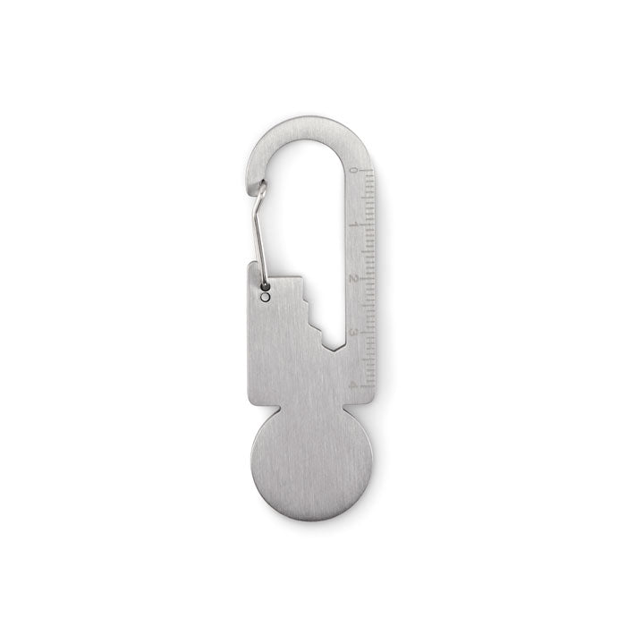 Keychain Multitool — Recycled Stainless Steel, Trolley Token & Bottle Opener | MULTIKEY - MO2337