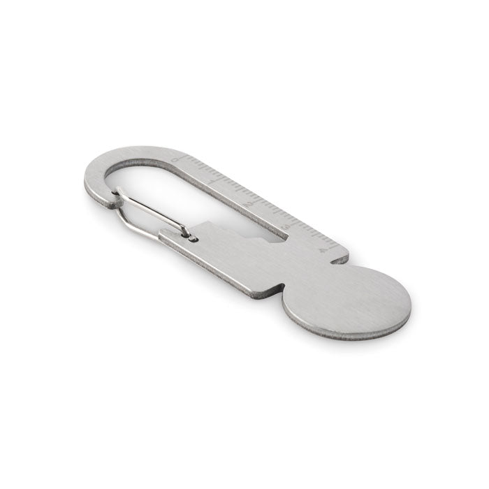 Keychain Multitool — Recycled Stainless Steel, Trolley Token & Bottle Opener | MULTIKEY - MO2337