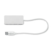 4-Port USB Hub — 2x Type-A & 2x Type-C, Recycled aluminium | UBAH MO2387