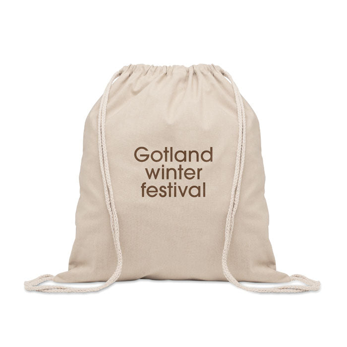 Sac à cordon en coton recyclé | CABETRI - MO2401