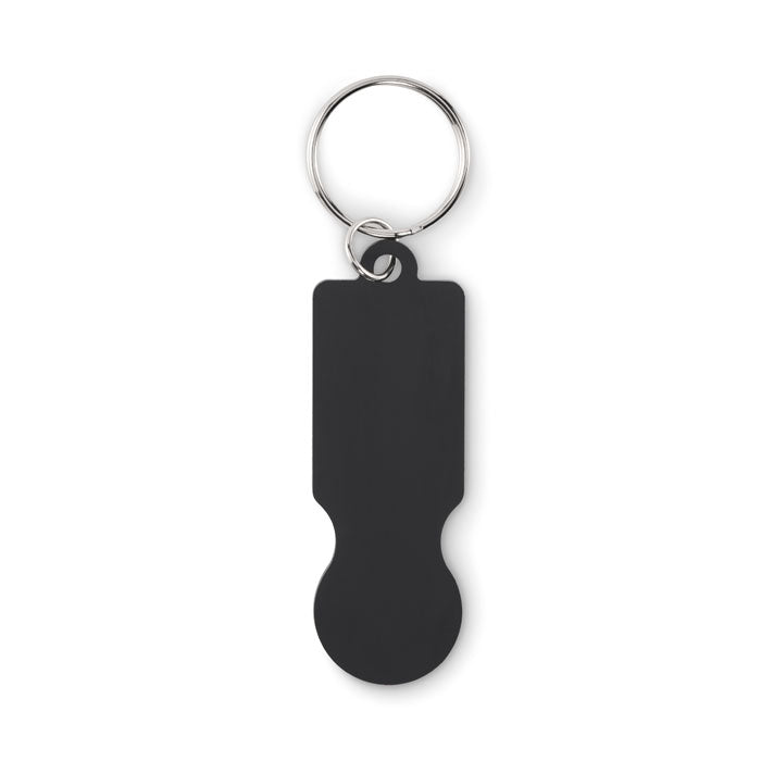 Trolley Token Keyring — Recycled Aluminium, Compact | TOKLEY MO2407