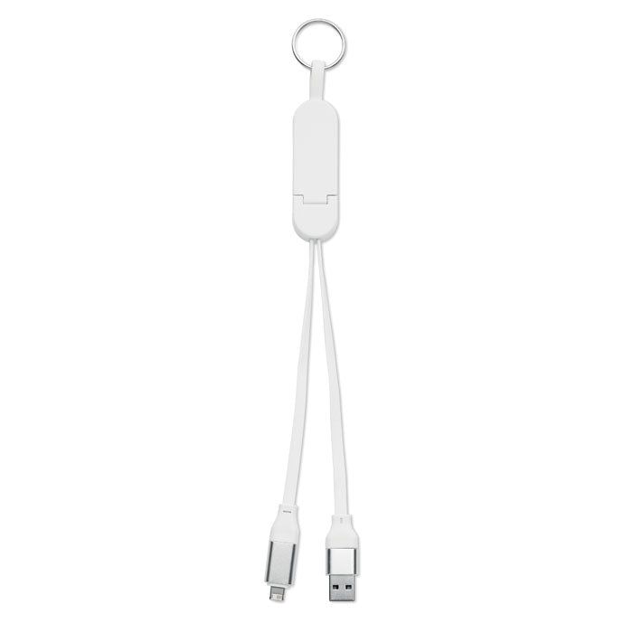 USB-C charging cable 60W, recycled ABS keyring & phone stand | CABO MO2443