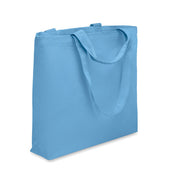 Canvas Beach Bag — 60% Recycled Cotton, 40% Recycled Polyester, 37x10x49cm | MALDI BEACH MO2485
