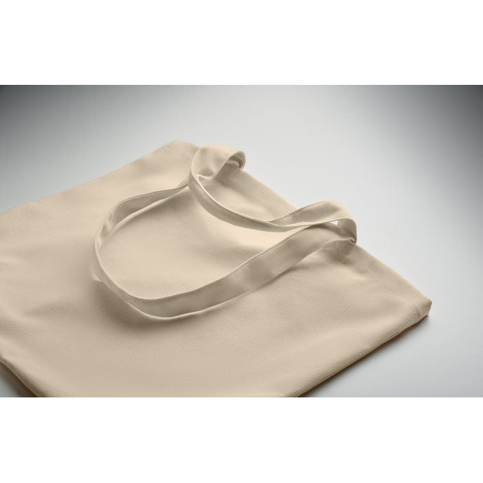 Canvas Beach Bag — 60% Recycled Cotton, 40% Recycled Polyester, 37x10x49cm | MALDI BEACH MO2485