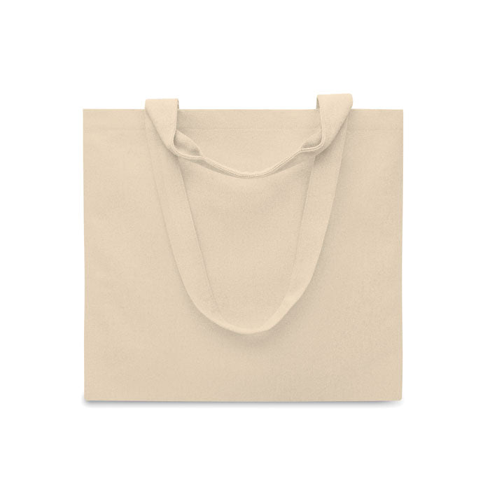 Canvas Beach Bag — 60% Recycled Cotton, 40% Recycled Polyester, 37x10x49cm | MALDI BEACH MO2485