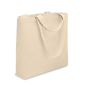 Canvas Beach Bag — 60% Recycled Cotton, 40% Recycled Polyester, 37x10x49cm | MALDI BEACH MO2485