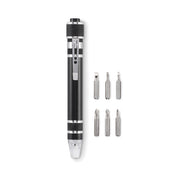 Multi Tool Pen – Recycled Aluminium, Torch & 3 Slotted + 3 Phillips Screwdriver Heads | TUBULAR MO2498