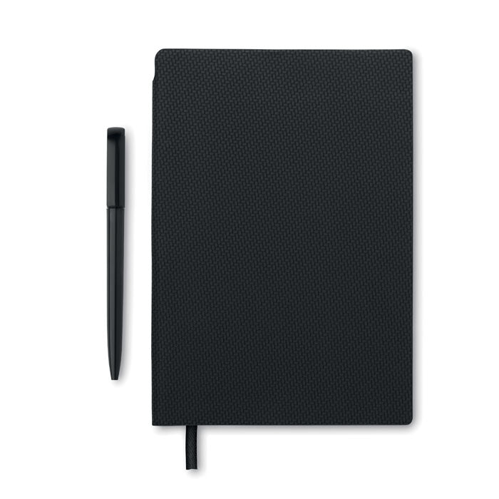 A5 Notebook PU Cover with Twist Ball Pen | NOTA MO2524
