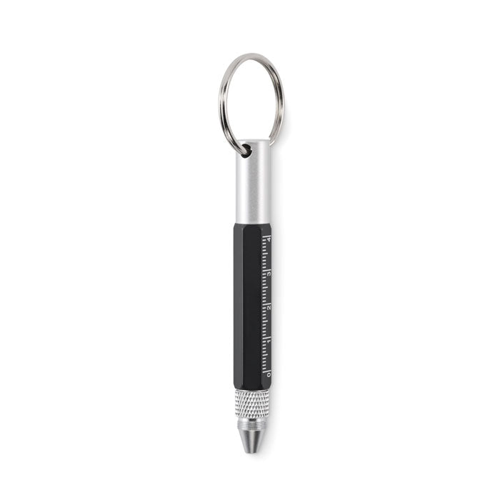 Keychain Pen — Recycled Aluminium, Twist-Action with Stylus & 2-in-1 Screwdriver | TWEN MO2529