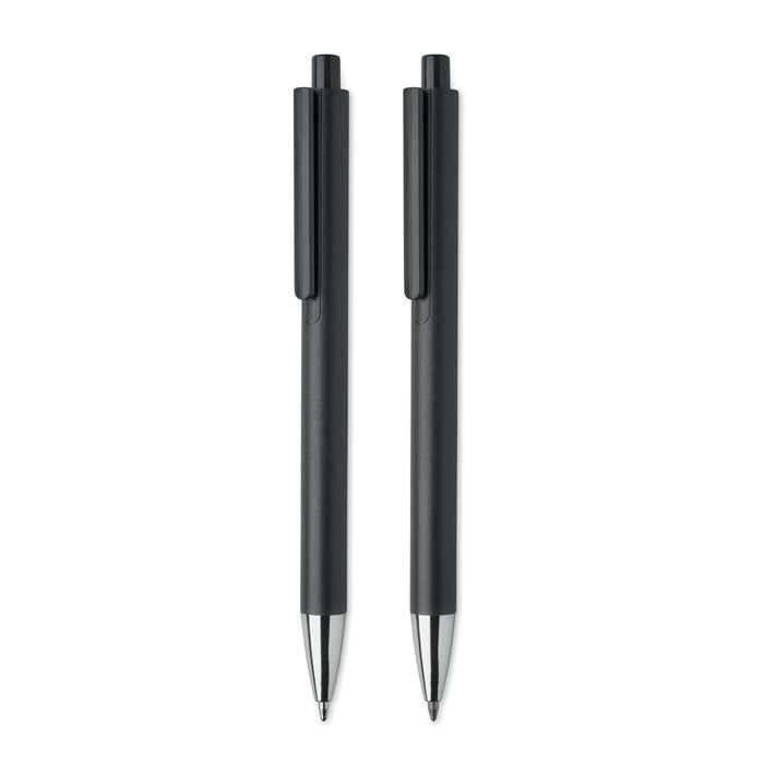 Recycled Aluminium Pen Set — 2-Piece (Blue Ball Pen & Graphite Inkless) in Recycled Paper Box | ORWELL MO2567