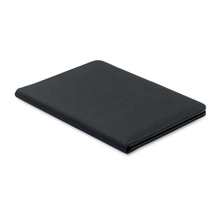 A5 Portfolio 2-Tone 300D RPET, Replaceable A5 Notepad | FOLIO - MO2569