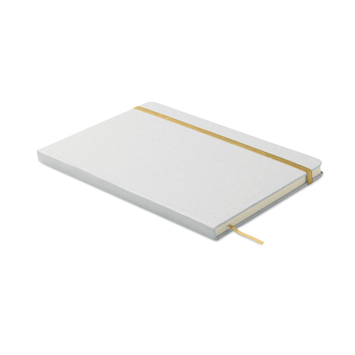 A5 Notebook Hard Recycled Milk Carton Cover, 160 Lined Pages | ROUTE WHITE MO2578