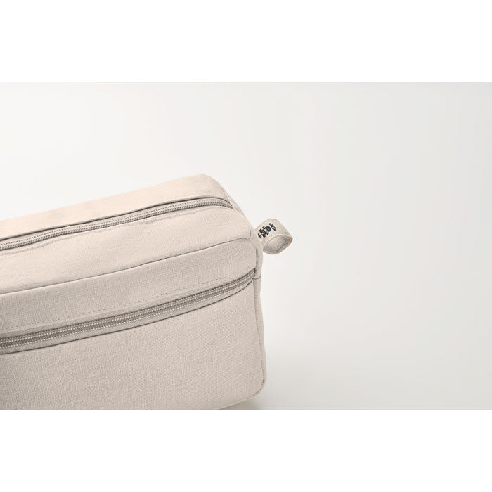 Toilettentasche aus Hanf 200 g/m² | NAIMA COSMETIC - MO6165