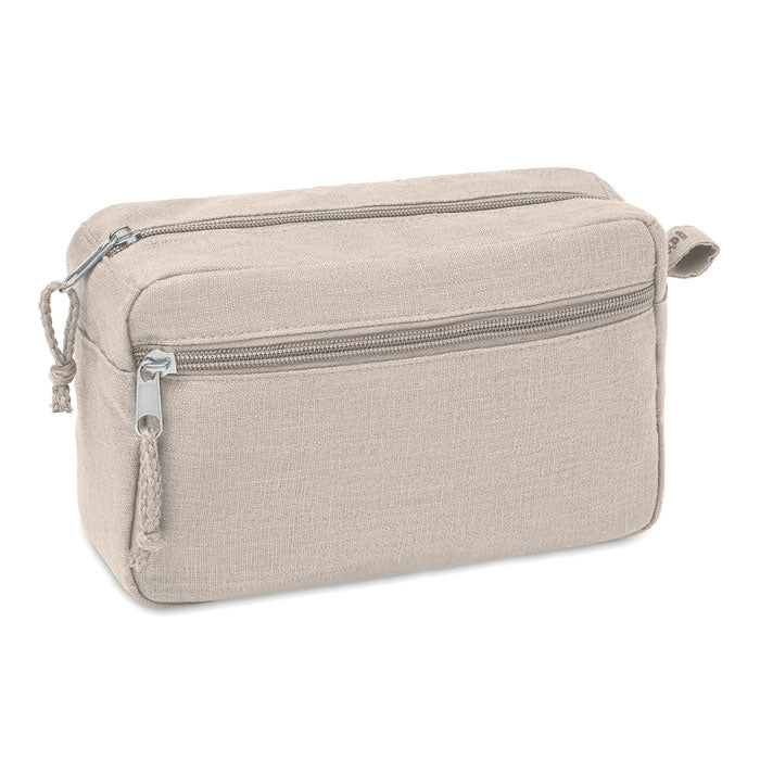 Toilettentasche aus Hanf 200 g/m² | NAIMA COSMETIC - MO6165