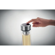 Bouteille avec Thermomètre Tactile | POLE GLASS - MO6169