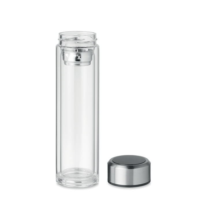 Bouteille avec Thermomètre Tactile | POLE GLASS - MO6169