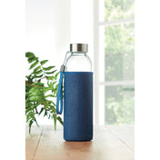Glazen Fles In Zak 500 ml | UTAH DENIM - MO6192