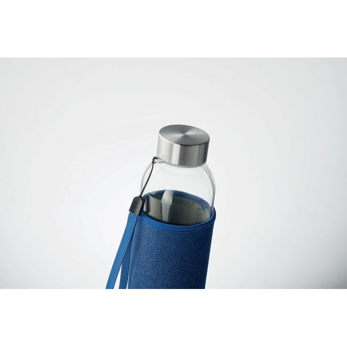 Glazen Fles In Zak 500 ml | UTAH DENIM - MO6192