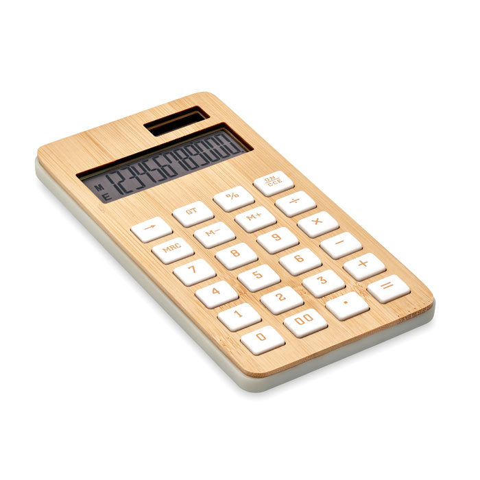 12-cijferige bamboe rekenmachine | CALCUBIM - MO6216
