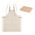 Grembiule regolabile in cotone organico con 2 tasche | NAGPUR - MO6260