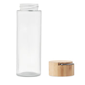 Bouteille en verre 500ml Couvercle en bambou | AMELAND - MO6413